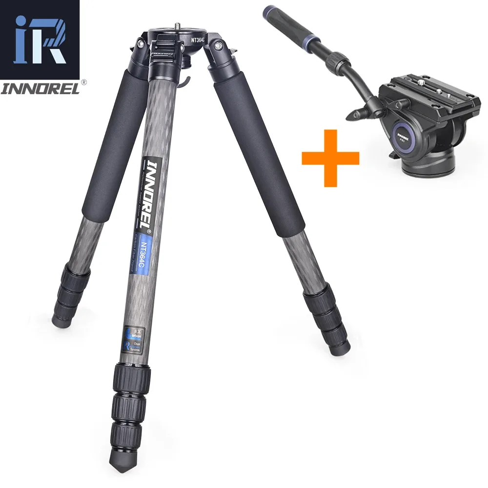 INNOREL NT364C - Trépied professionnel en fibre de carbone avec adaptateur bol 75 mm slide 8
