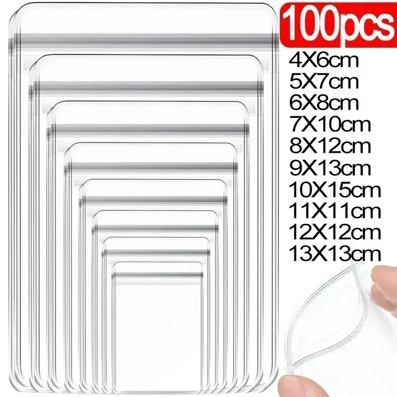 Pochettes de rangement anti-oxydation pour bijoux en PVC transparent - Refermables slide 2