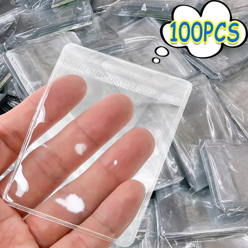 Pochettes de rangement anti-oxydation pour bijoux en PVC transparent - Refermables