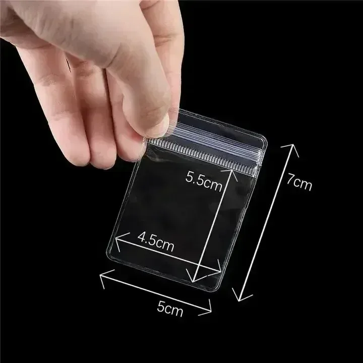 Pochettes de rangement anti-oxydation pour bijoux en PVC transparent - Refermables slide 10