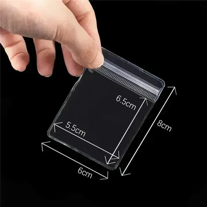 Pochettes de rangement anti-oxydation pour bijoux en PVC transparent - Refermables slide 9