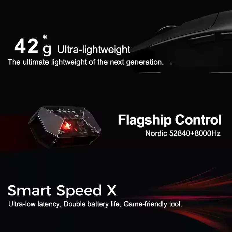 Souris Gamer Sans Fil ATK VXE MAD R Major - Capteur PAW3395/3950, 8K, Ergonomique et Légère - Image 3