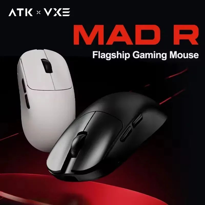 Souris Gamer Sans Fil ATK VXE MAD R Major - Capteur PAW3395/3950, 8K, Ergonomique et Légère - Image 1