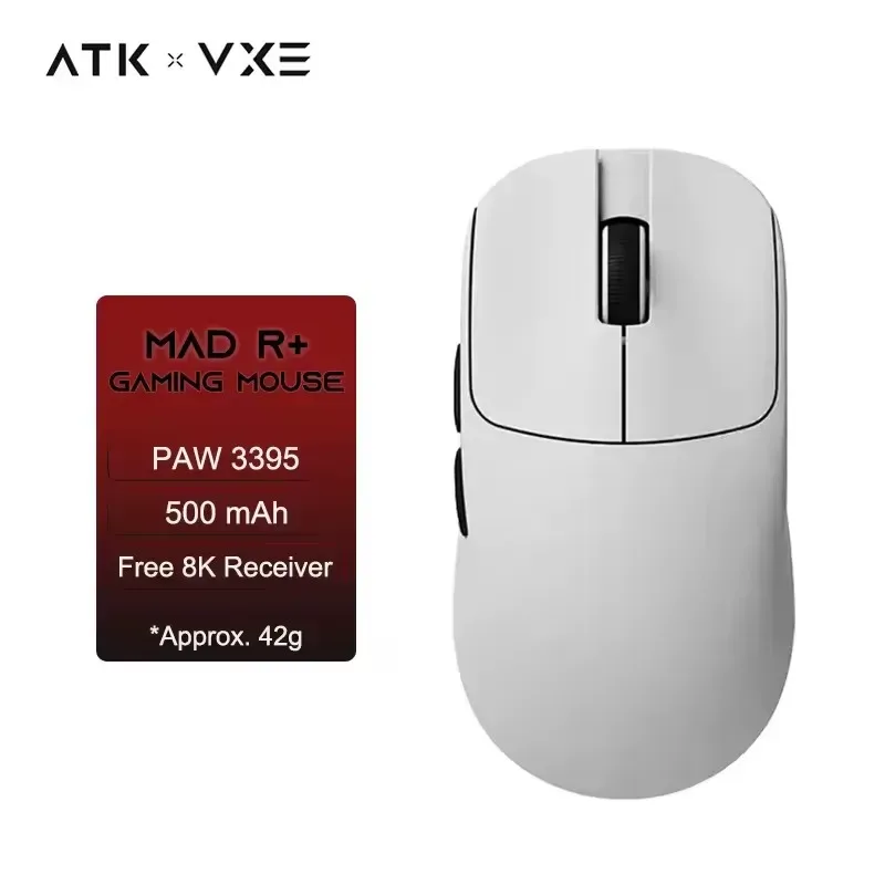 Souris Gamer Sans Fil ATK VXE MAD R Major - Capteur PAW3395/3950, 8K, Ergonomique et Légère slide 9