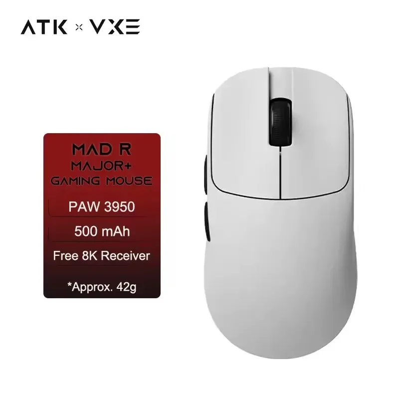 Souris Gamer Sans Fil ATK VXE MAD R Major - Capteur PAW3395/3950, 8K, Ergonomique et Légère slide 7