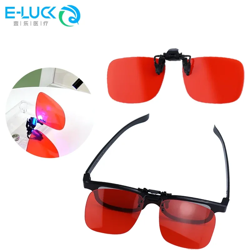 Lunettes de protection dentaire pour polymérisation - Verres oranges