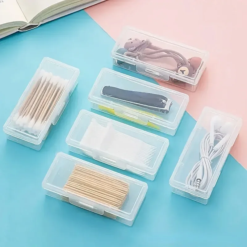 Lot de 12 boîtes de rangement transparentes avec couvercles pour bijoux - Image 2