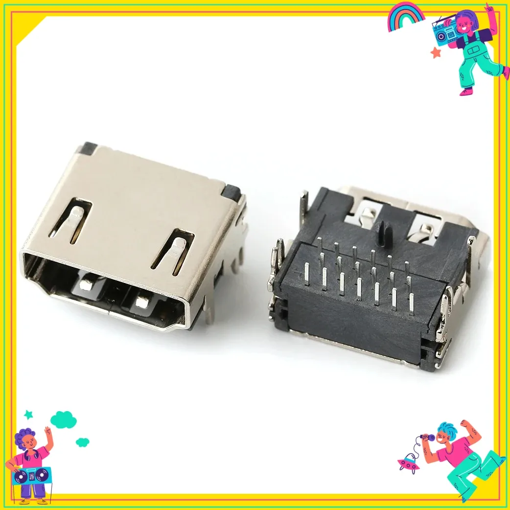 Connecteur HDMI 19 broches vertical SMD pour PCB - Lot de 5 slide 3