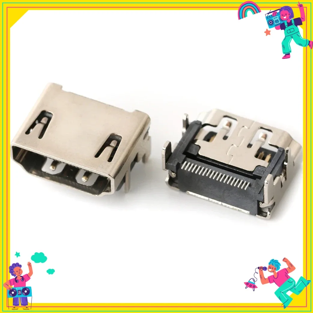 Connecteur HDMI 19 broches vertical SMD pour PCB - Lot de 5 slide 4