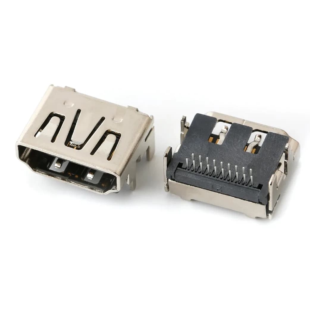 Connecteur HDMI 19 broches vertical SMD pour PCB - Lot de 5 slide 22