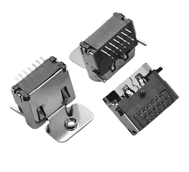 Connecteur HDMI 19 broches vertical SMD pour PCB - Lot de 5 slide 8