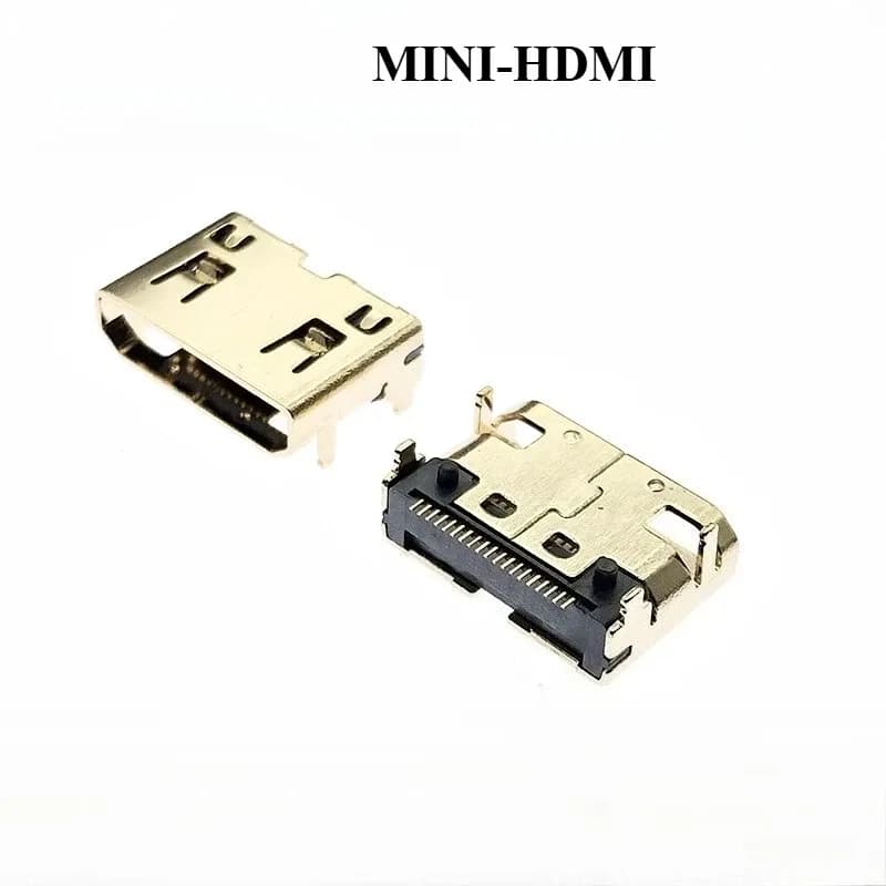 Connecteur HDMI 19 broches vertical SMD pour PCB - Lot de 5 slide 7