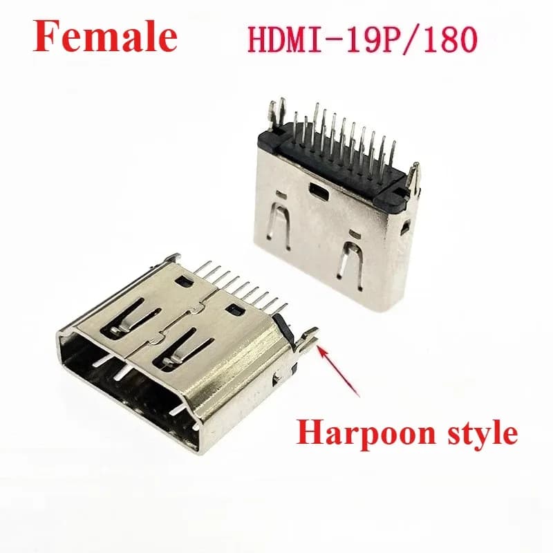 Connecteur HDMI 19 broches vertical SMD pour PCB - Lot de 5 slide 11