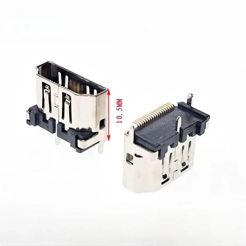Connecteur HDMI 19 broches vertical SMD pour PCB - Lot de 5 slide 25