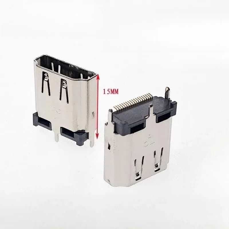 Connecteur HDMI 19 broches vertical SMD pour PCB - Lot de 5 slide 24
