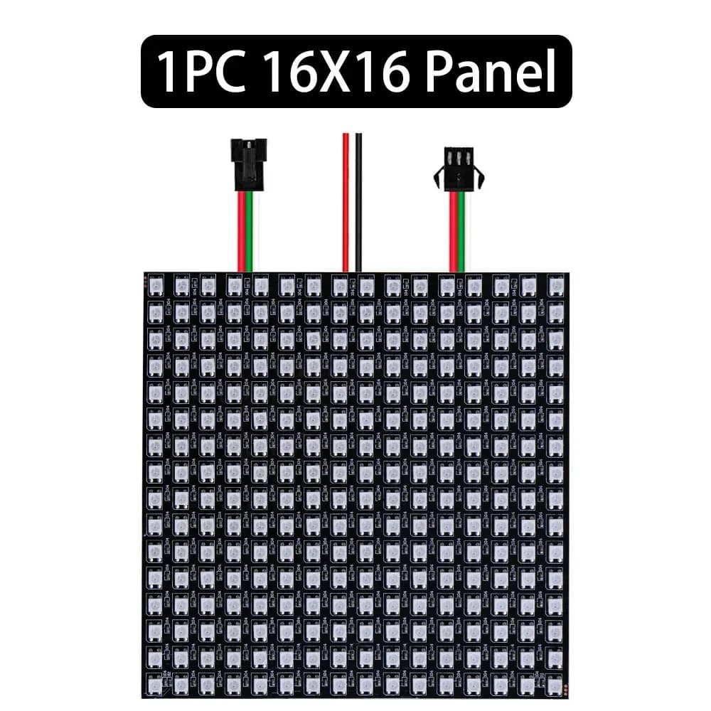 Panneau Matrice LED RGB Flexible WS2812B Adressable Individuellement - DC5V slide 14