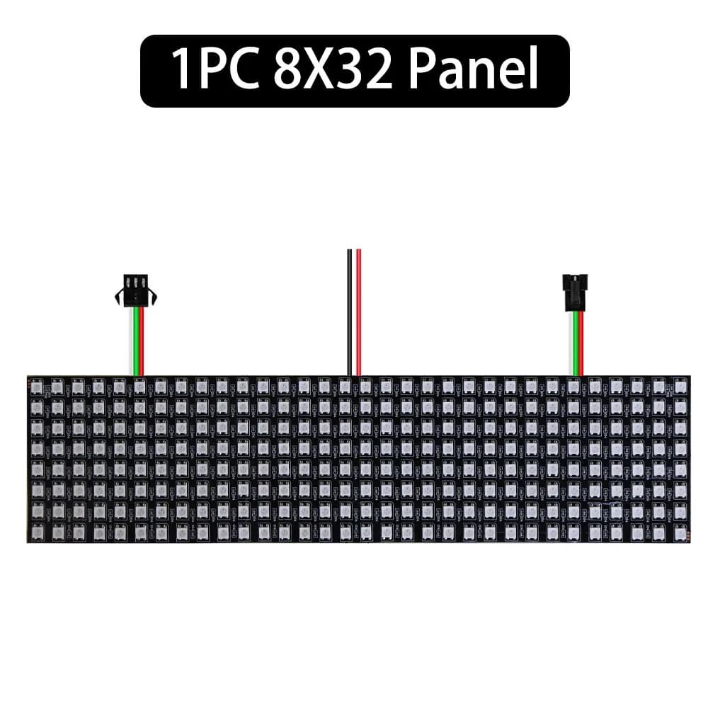 Panneau Matrice LED RGB Flexible WS2812B Adressable Individuellement - DC5V slide 13