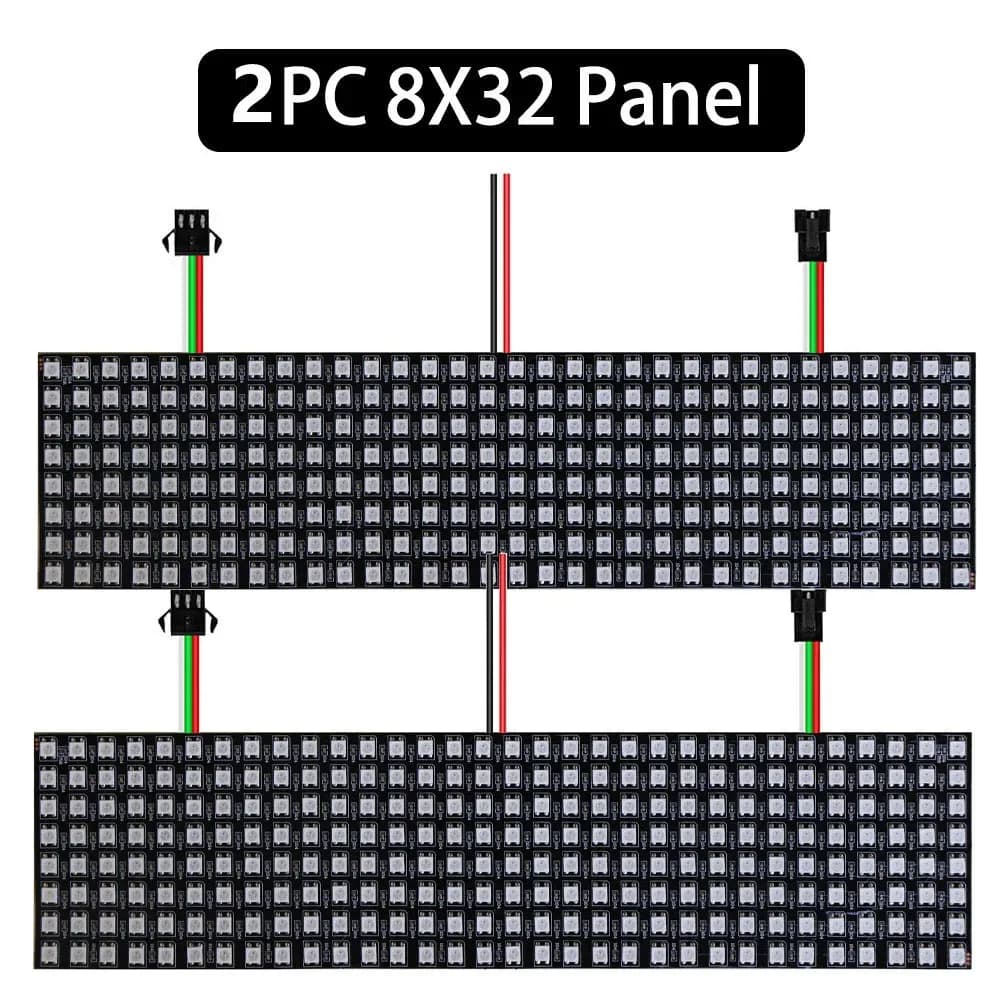 Panneau Matrice LED RGB Flexible WS2812B Adressable Individuellement - DC5V slide 10