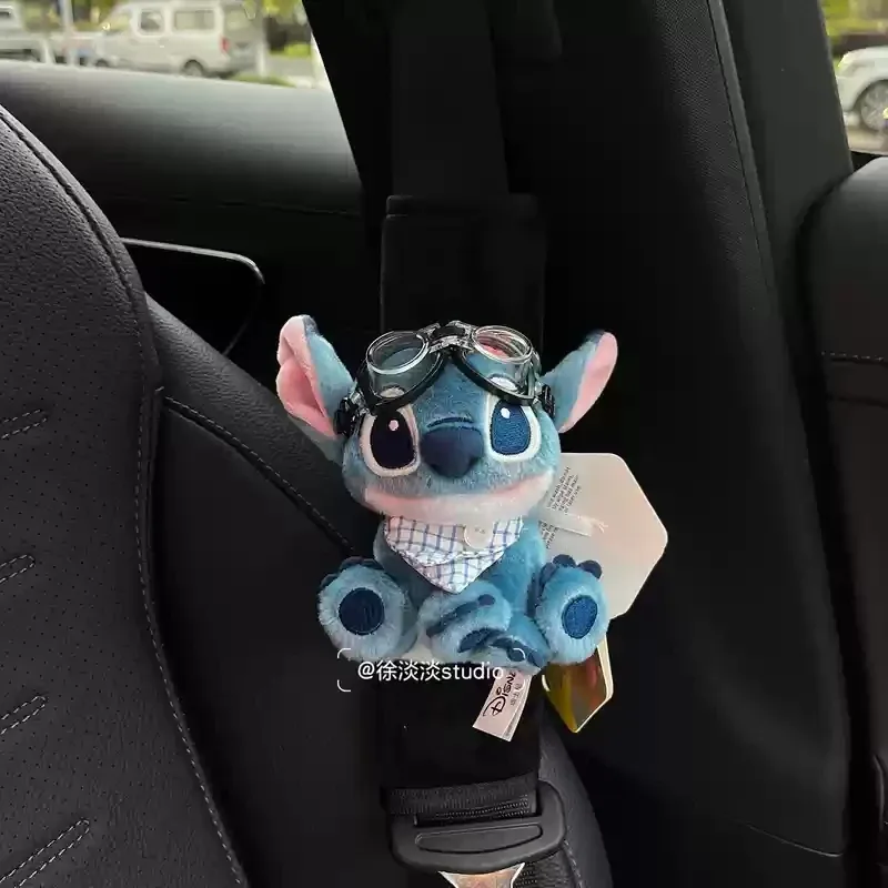 Paire de fourreaux de ceinture de sécurité en peluche Stitch et Judy Hopps - Image 5