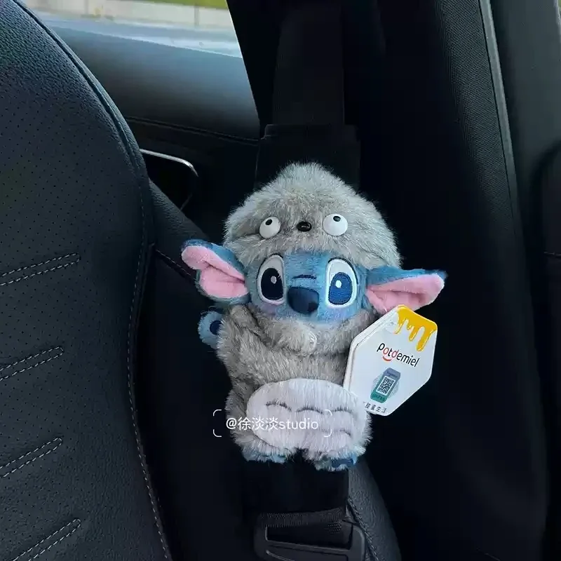 Paire de fourreaux de ceinture de sécurité en peluche Stitch et Judy Hopps - Image 6