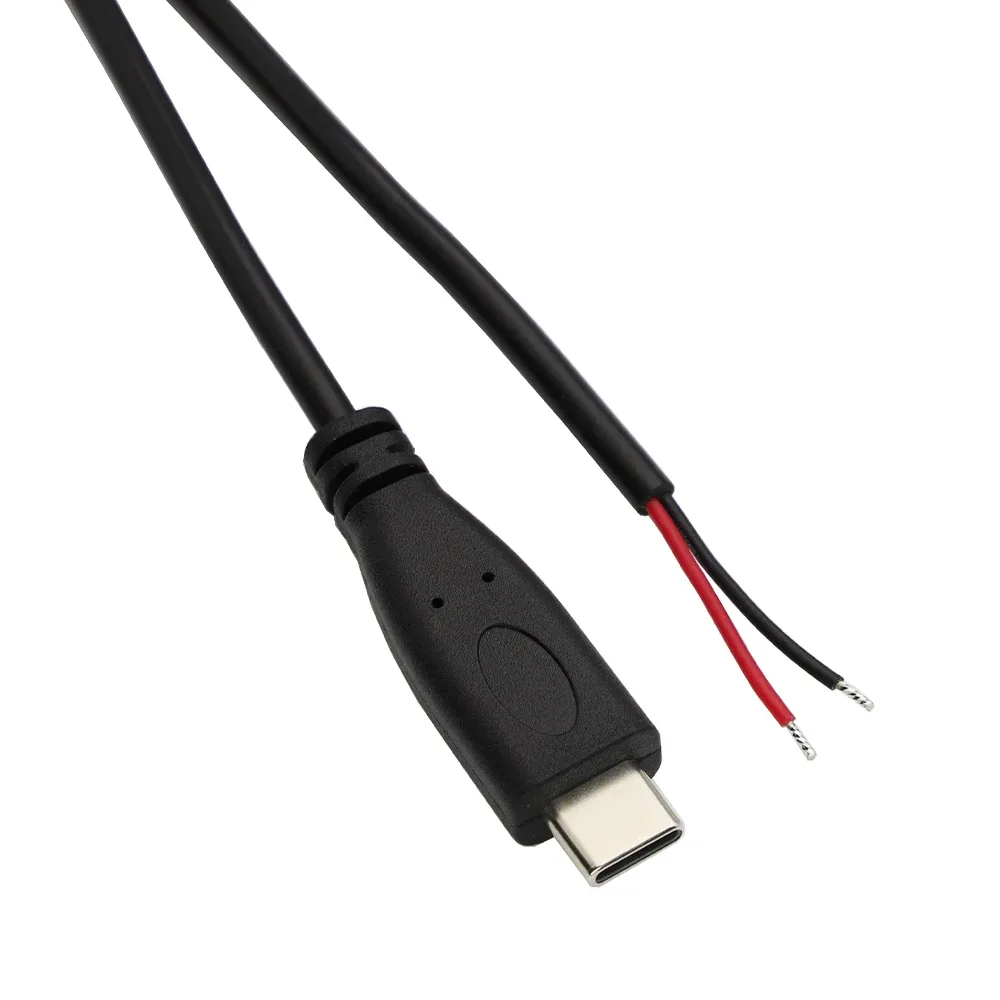 Câble USB Type-C Mâle vers Fils Dénudés (Pigtail) - 2 ou 4 Broches - 1m slide 5