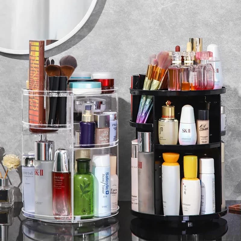 Organisateur de cosmétiques rotatif à 360° avec niveaux réglables - Image 4