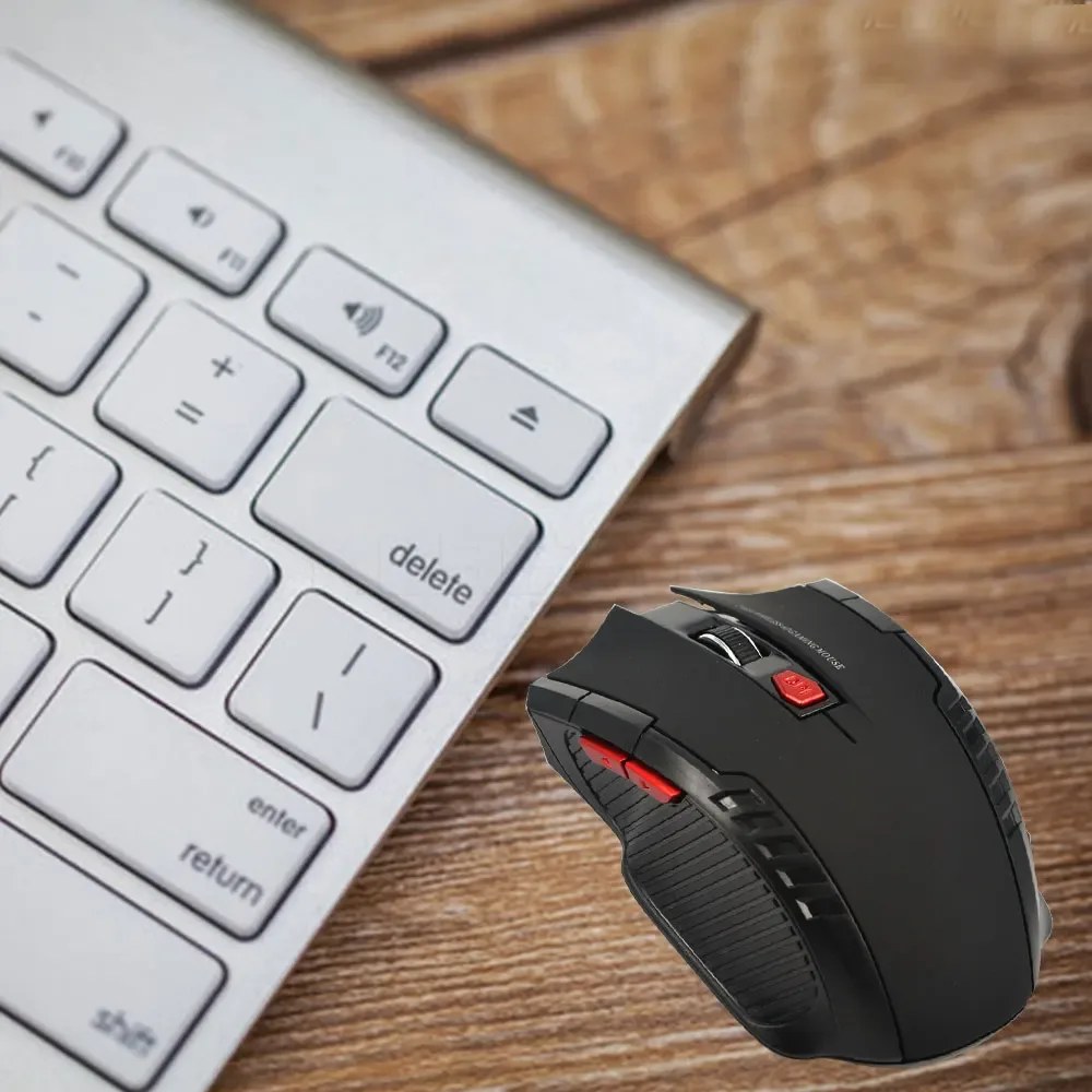 Souris de jeu sans fil 2,4 GHz, 6 boutons, 1600 DPI avec récepteur USB slide 6