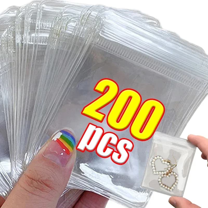 Sachets de rangement anti-oxydation transparents pour bijoux - Image 1