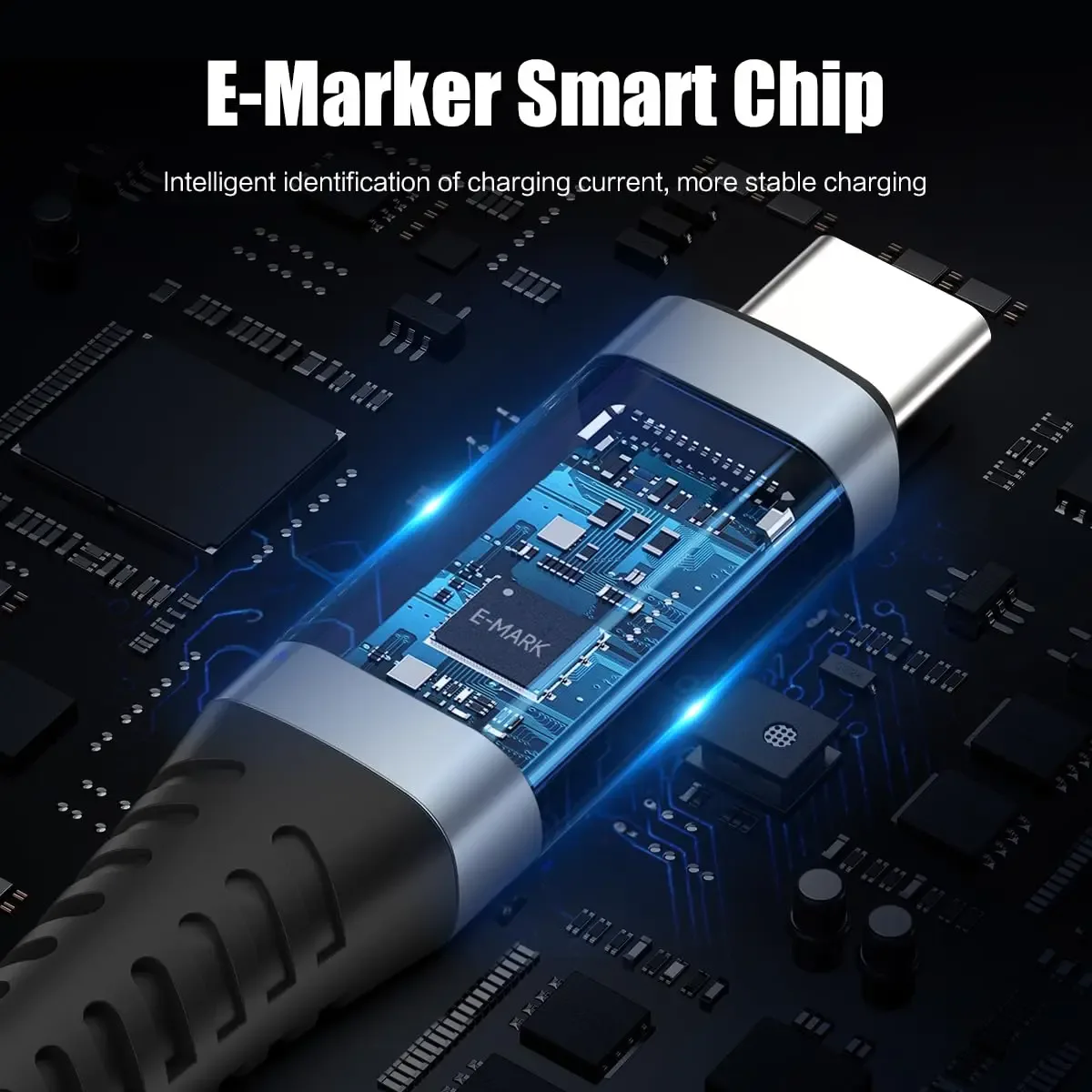 Câble USB4 avec affichage LED, 40Gbps, 240W, Vidéo 8K - Image 4