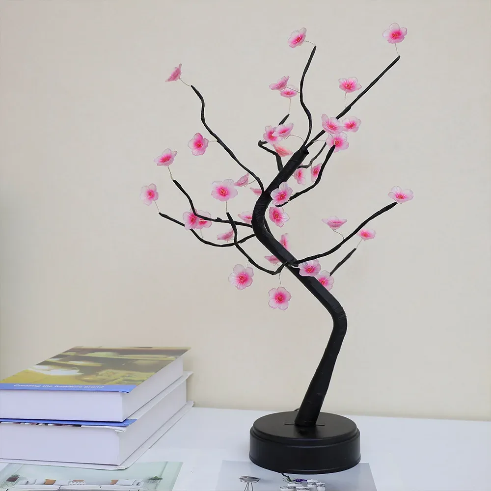 Lampe LED Arbre de Cerisier - Blanc Chaud - Image 3