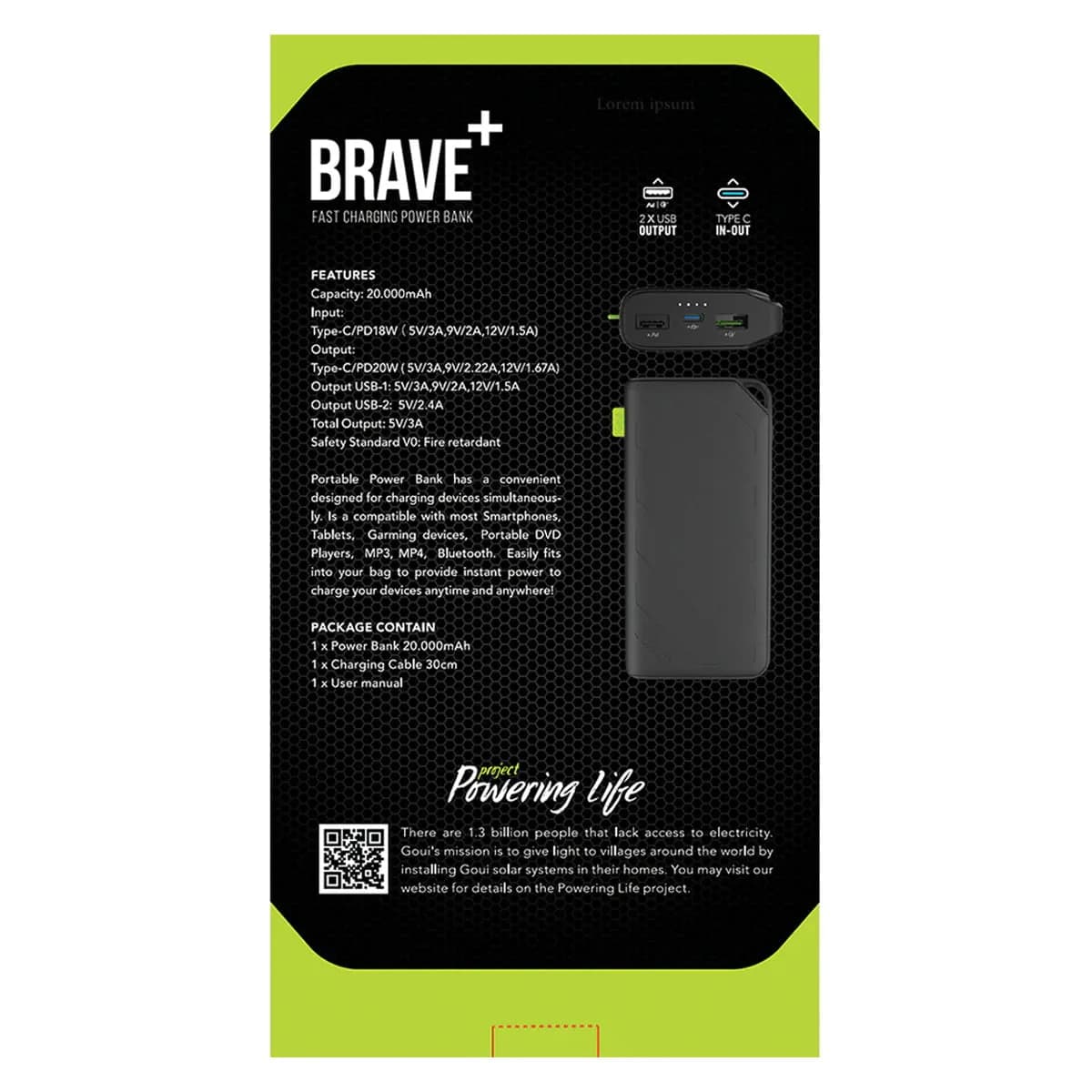 Goui - Brave Plus 20000 mAh PowerBank - Image 3