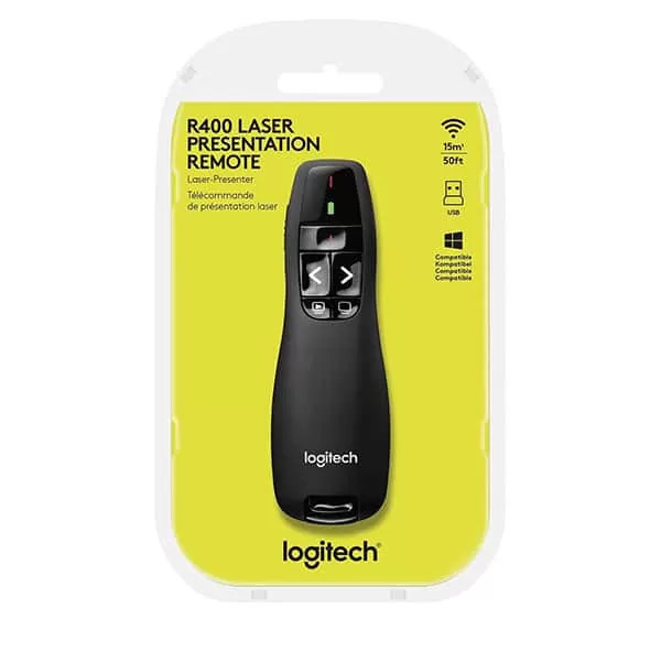 Logitech R400 (910-001356) Télécommande de présentation sans fil - Image 1