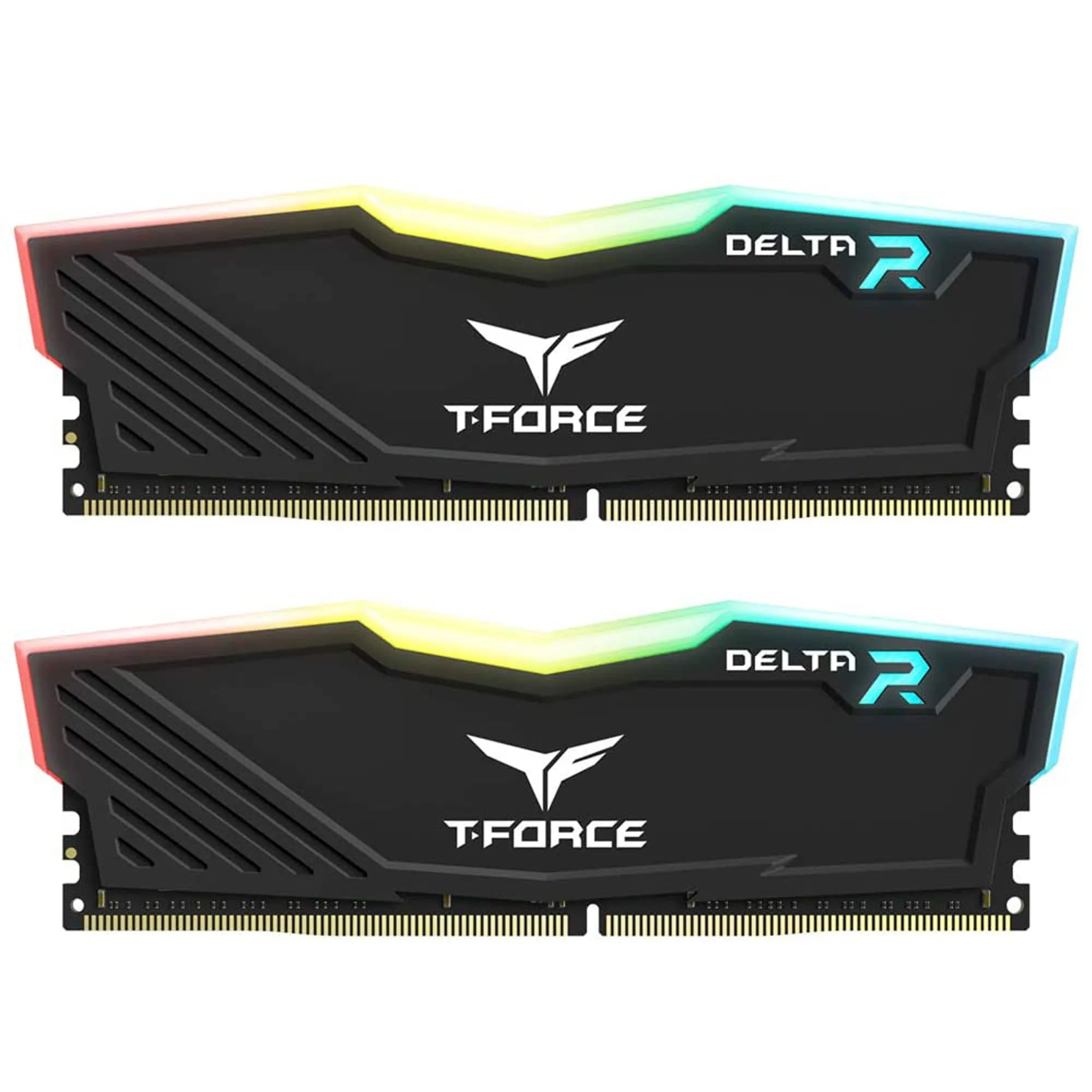 TeamGroup T-Force Delta RGB 32GB (2x16GB) DDR4 3200MHz (Noir) - Image 1