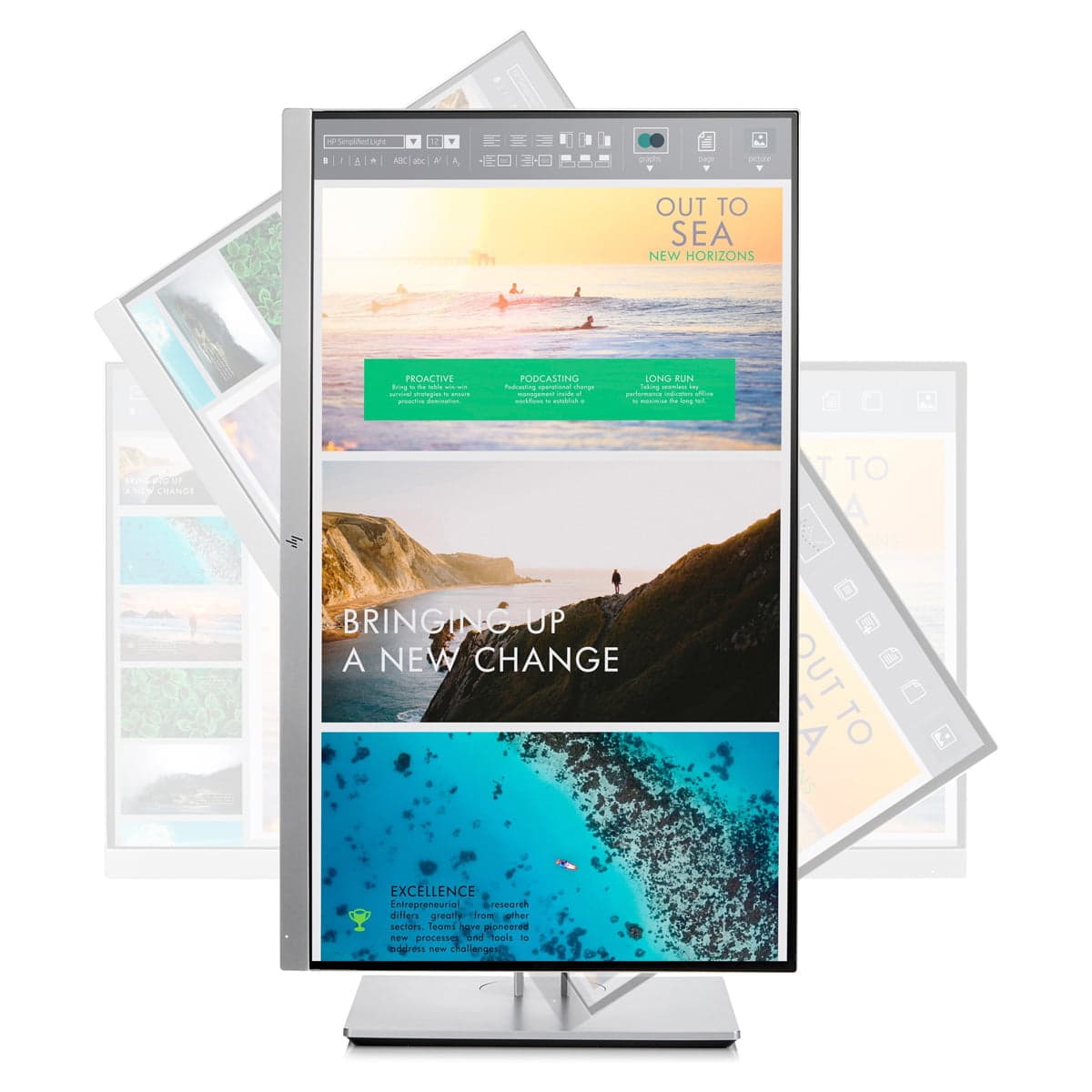 HP EliteDisplay E233 23″ Fremlisse Full-HD IPS Alternate