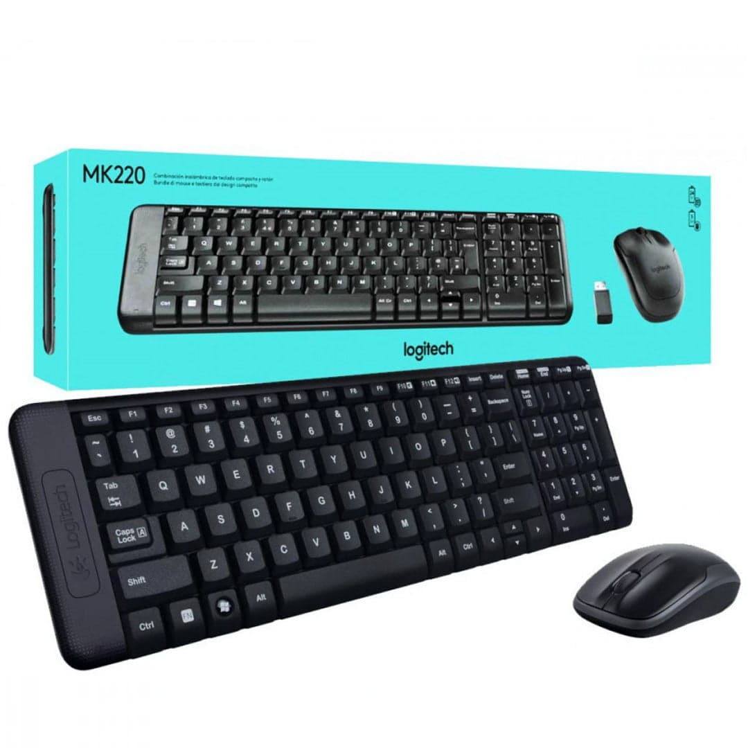 Logitech MK220 Ensemble Clavier-Souri Sans fil